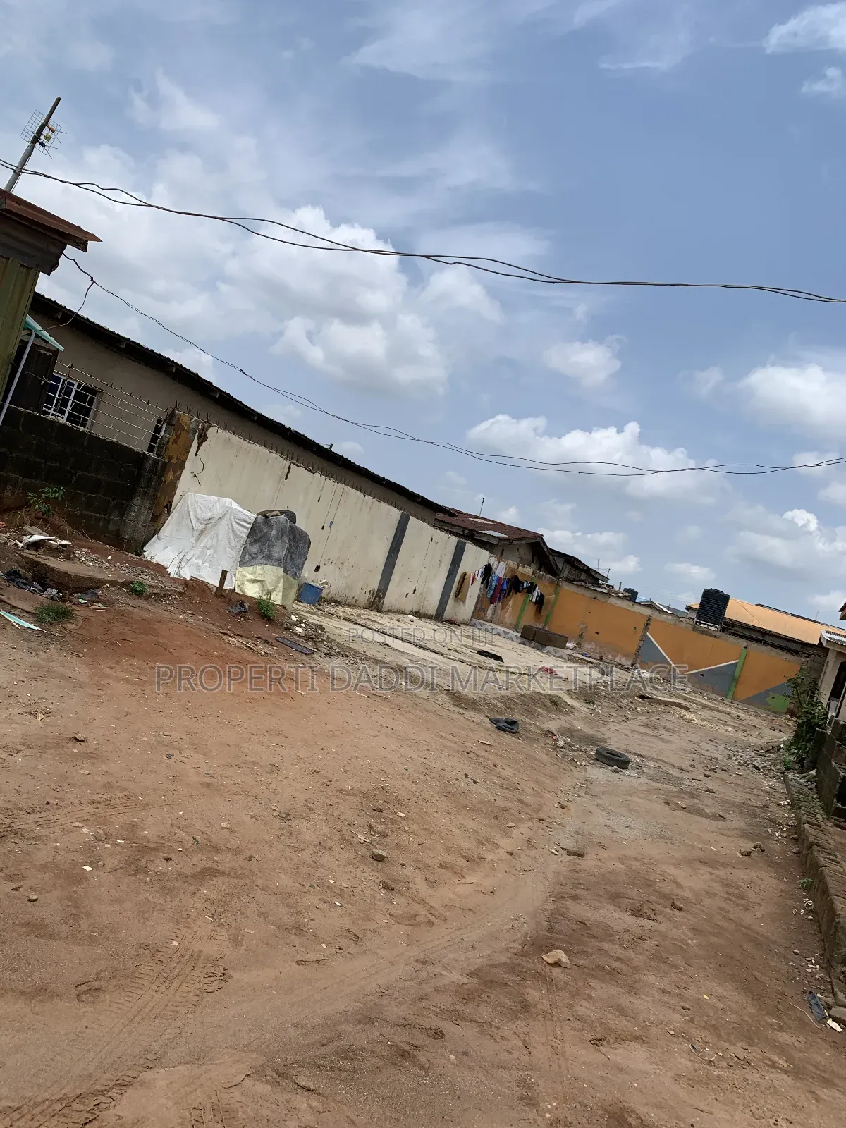 Half Plot of Land for Sale in a Very Good Location in Baruwa