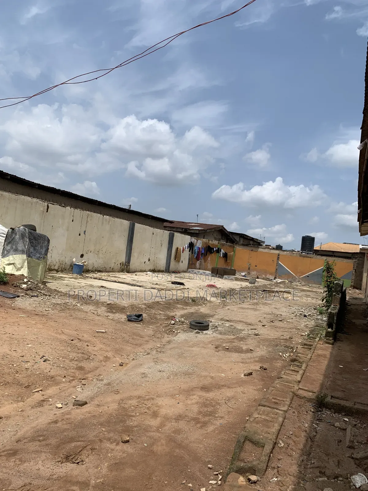 Half Plot of Land for Sale in a Very Good Location in Baruwa