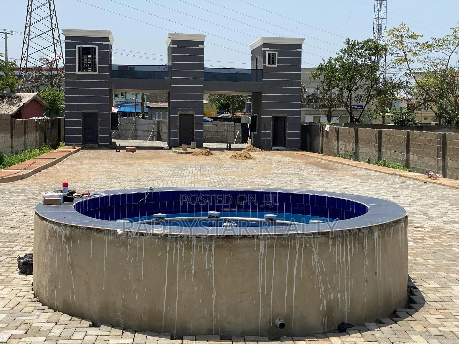 Luxury Property With a Beautiful Waterfall at Omole Phase 1 in Omole Phase 1