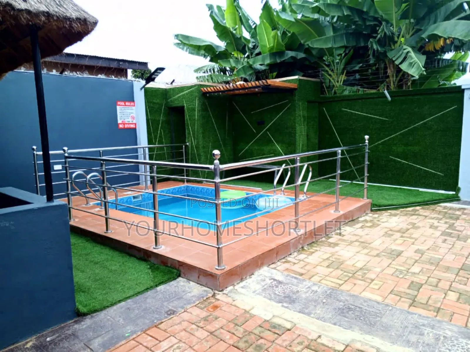 2 Bedroom Self Compound With Pool That Allows Get Together in Ipaja