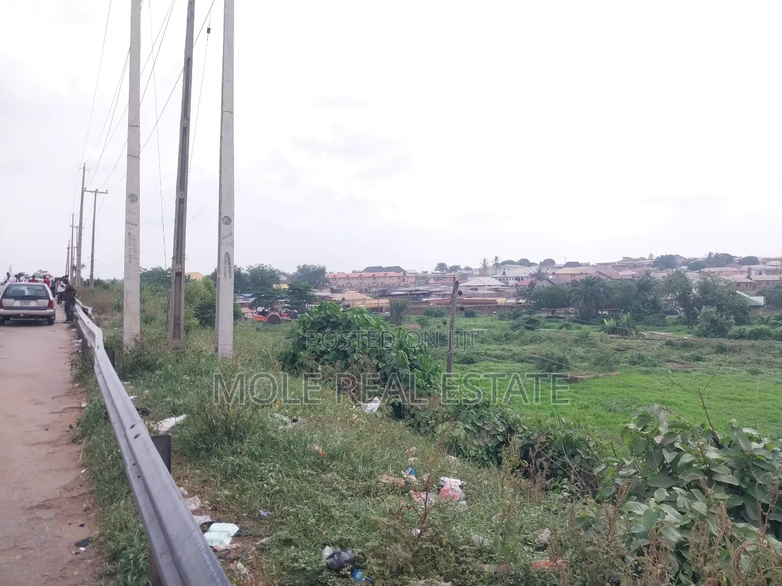 Half Plot Dwarf Fenced 4 Sale Ijegemo Semi Dry New Road in Ijegun
