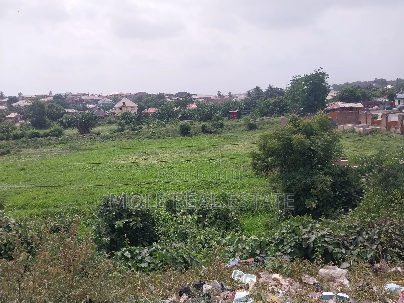 120 Acres of Land Facinglagos Ibadan Expressway Fenced Gated in Obafemi-Owode