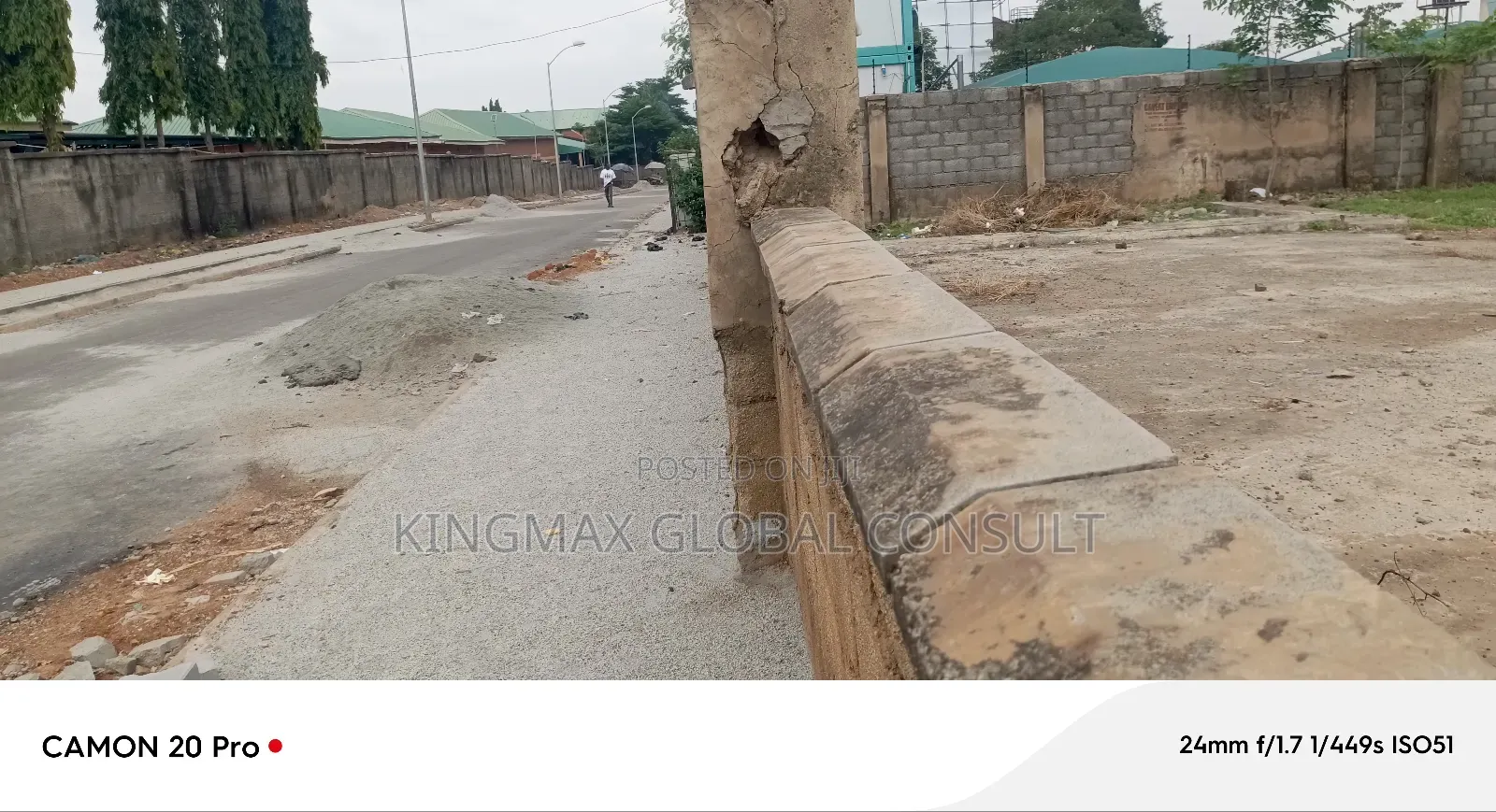 Just Out at Wuye Fully Tarred Road 800sqm Residential Land in Wuye