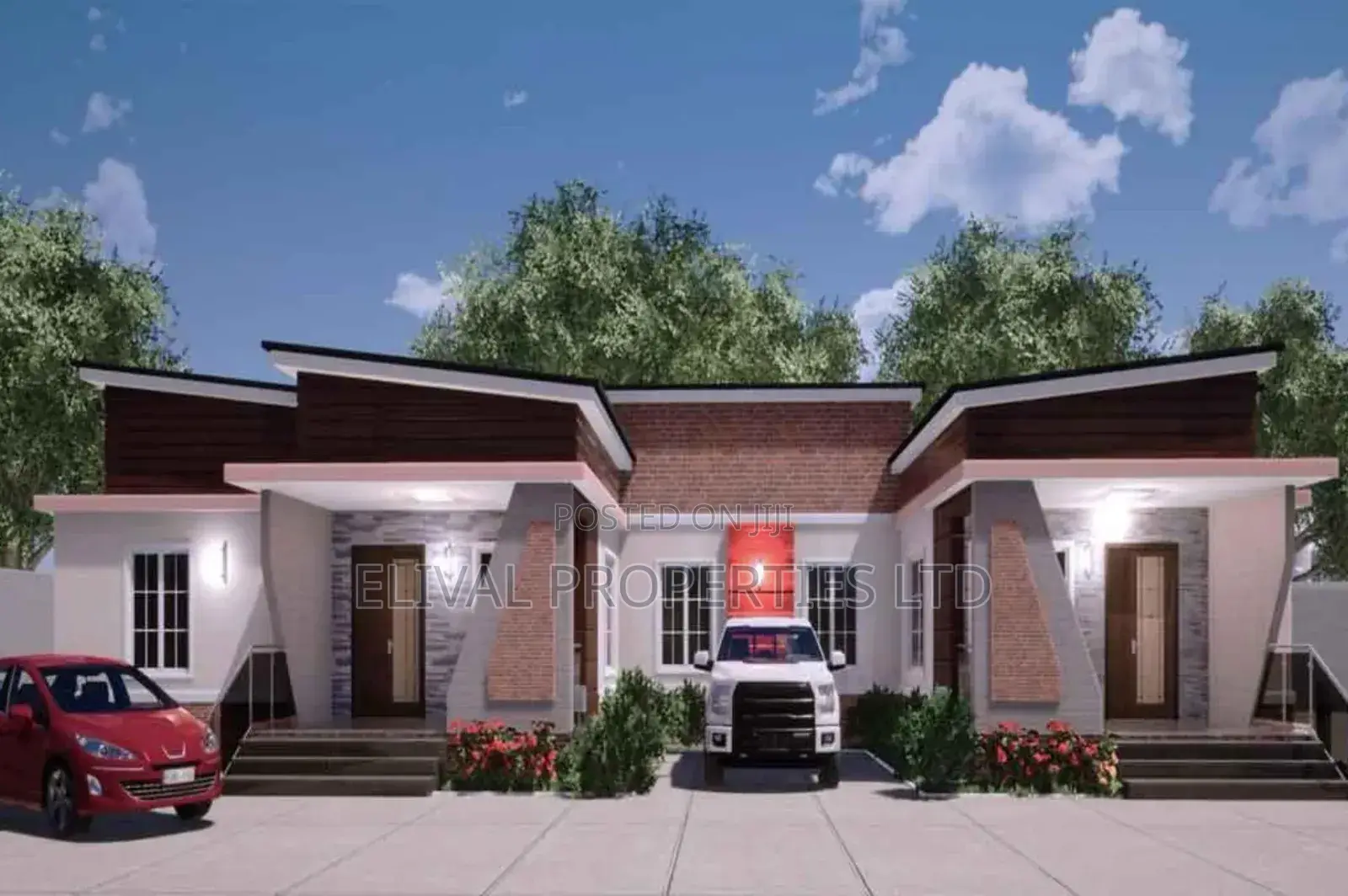 2 Bedroom Semi Detached Bungalow for Estate Land in Karshi