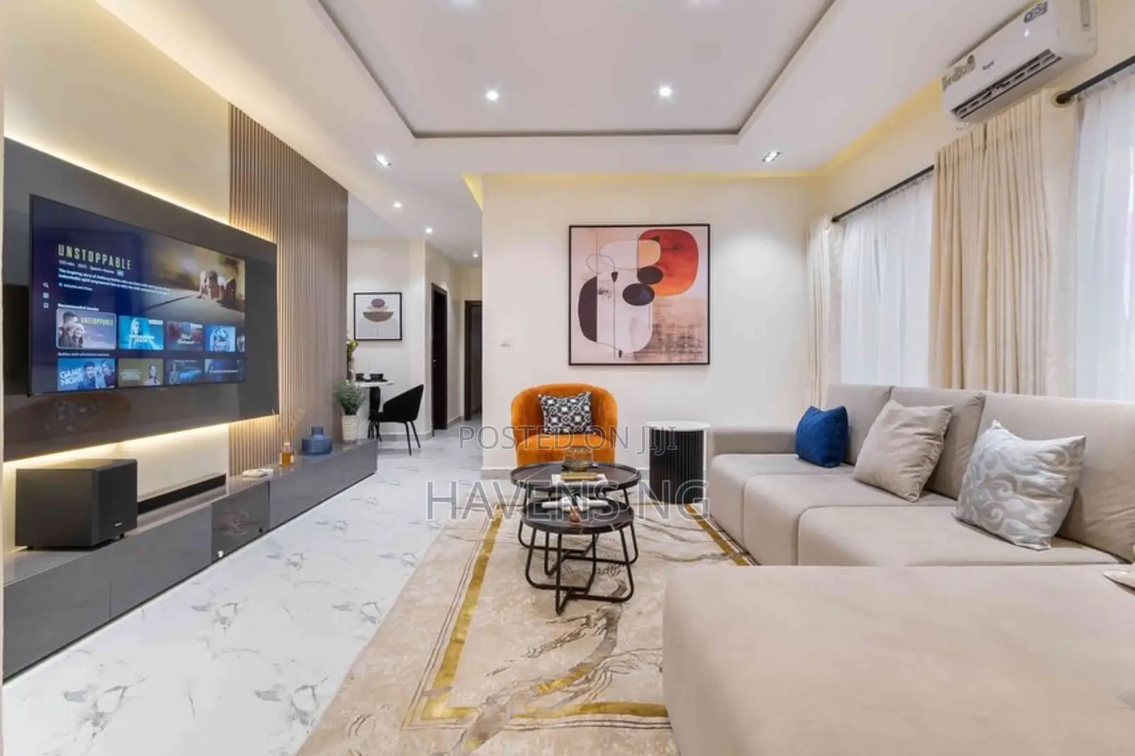 Minimalist 3-Bedroom Apartment in Ikate