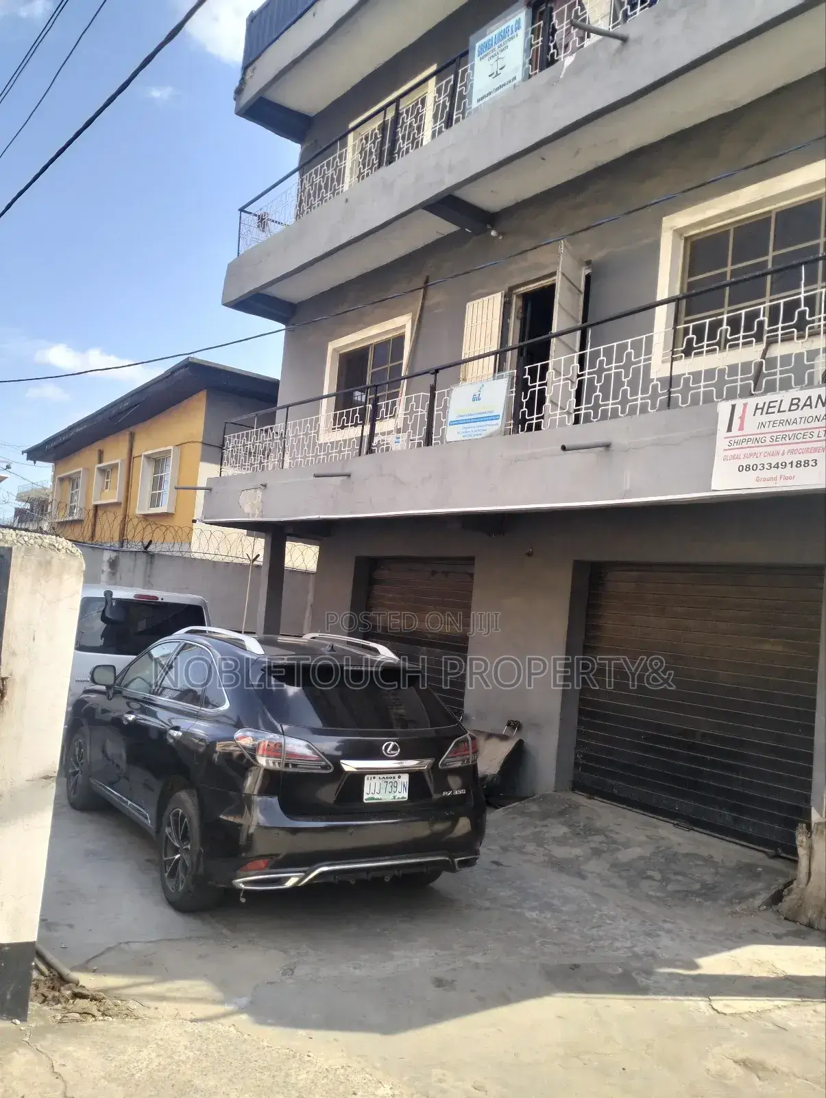 Commercial Block of 6flats at Anifowoshe Ikeja Lagos in Allen Avenue