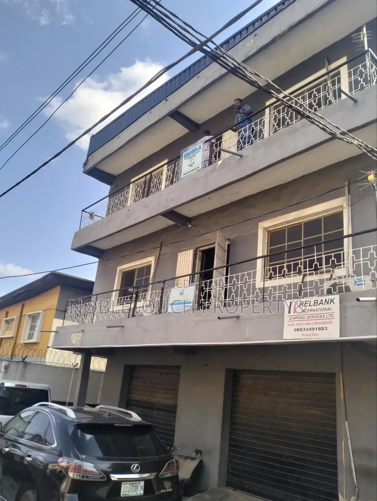 Commercial Block of 6flats at Anifowoshe Ikeja Lagos in Allen Avenue
