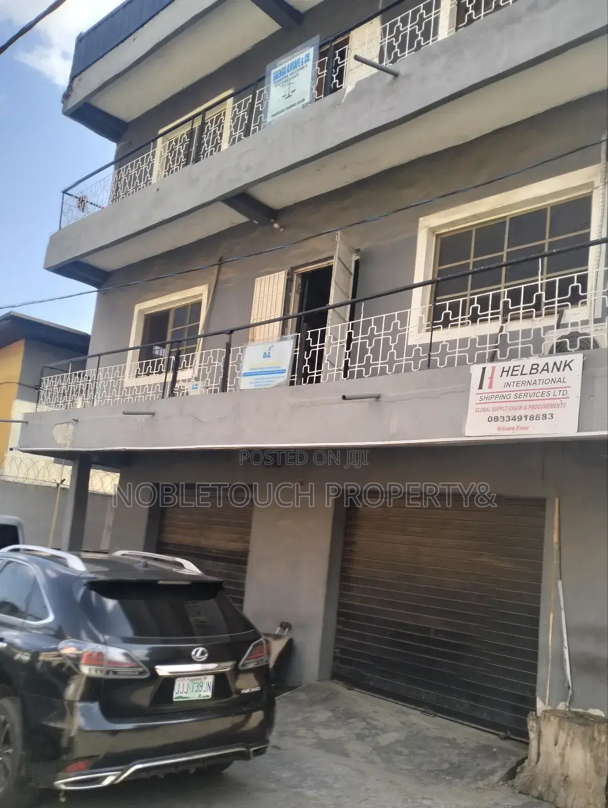 Commercial Block of 6flats at Anifowoshe Ikeja Lagos in Allen Avenue