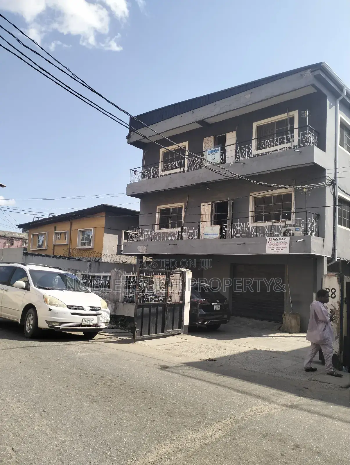 Commercial Block of 6flats at Anifowoshe Ikeja Lagos in Allen Avenue