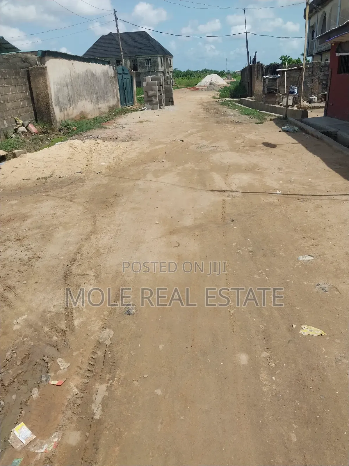 300sqm Fenced Gated Half Plot on Tarred Rd Dopemu Agege in Dopemu