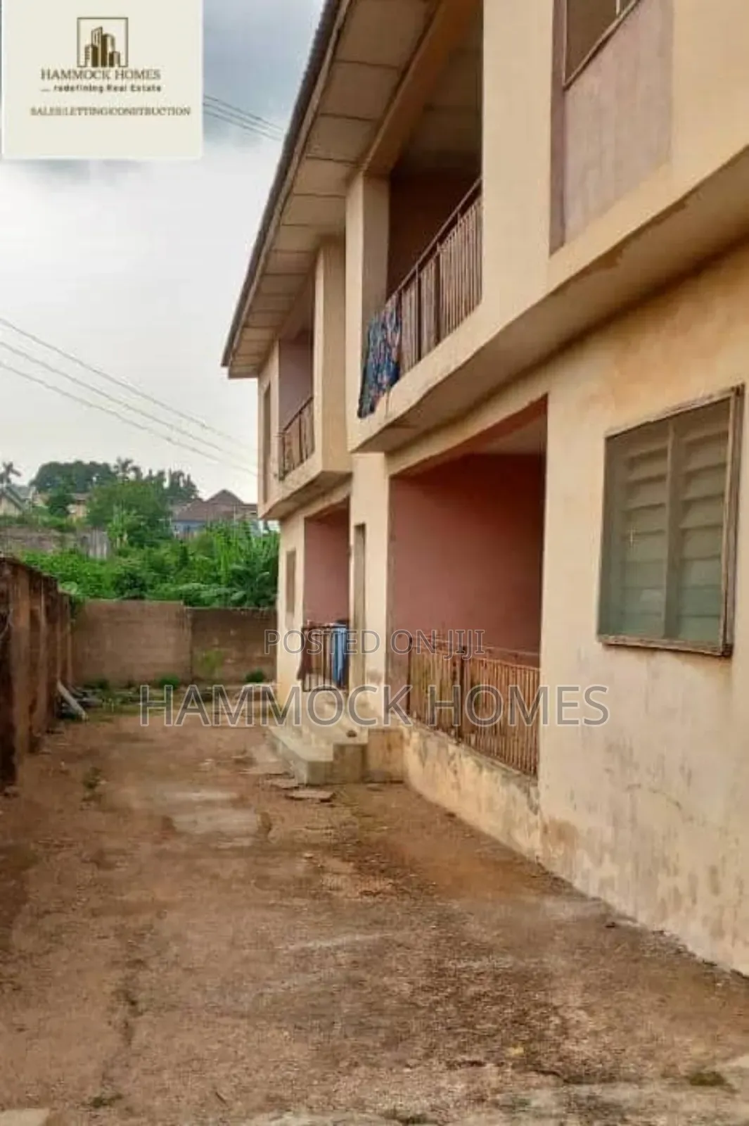 Block of 4 Units of 3-Bedroom Flats + 7-Bedroom Bungalow in Ojoo
