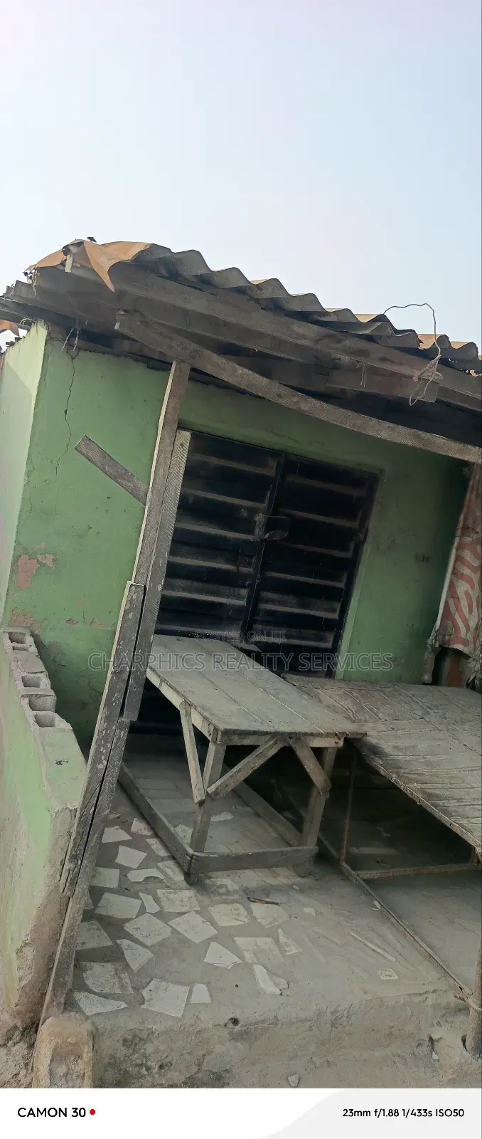 Plot of Land With Old Structure at Along Ebute Rd Ikorodu in Ebute