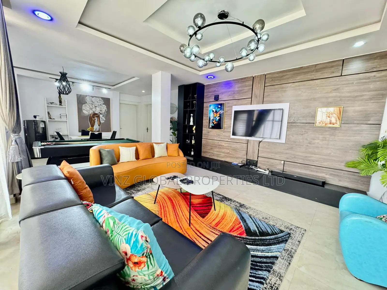 Luxury 2 Bedroom Apartment With a Pool, Snooker Snooker in Lekki Phase 1