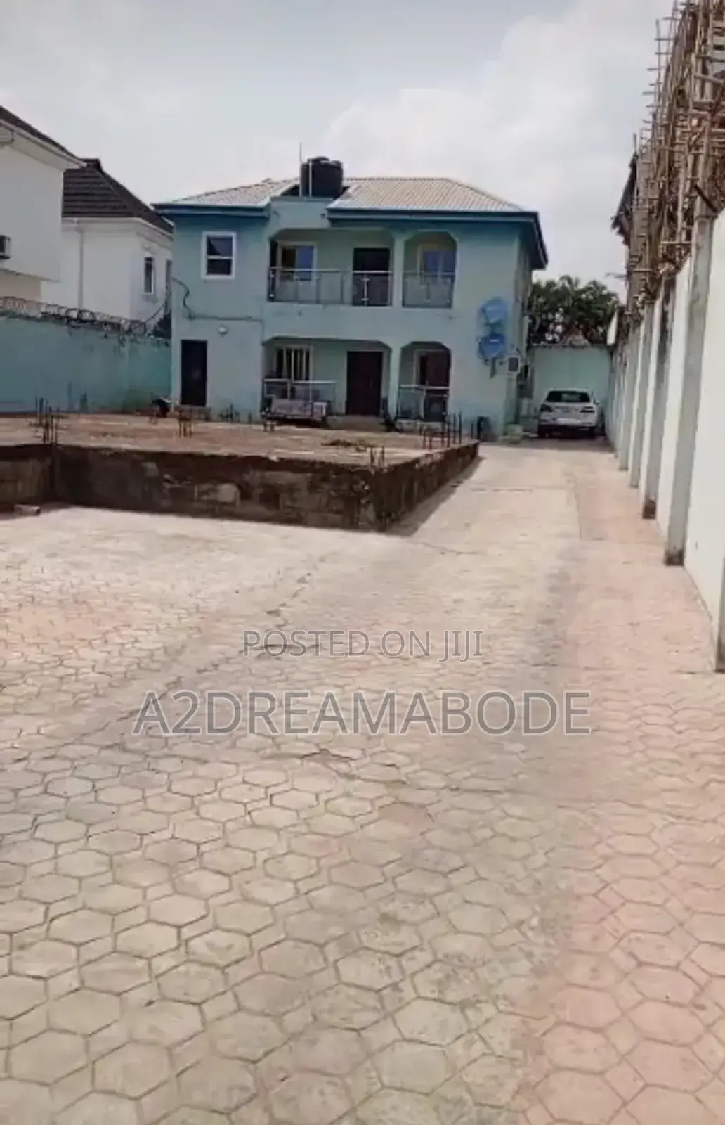 Exceptional Dry Estate Land With Structure in Magodo