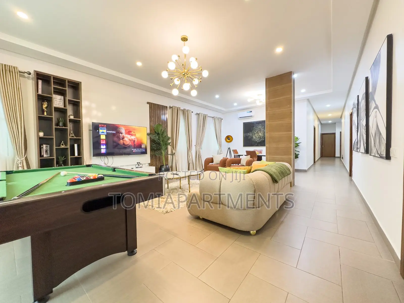 Luxury 2 Bedroom Shortlet With Pool Snooker in Lekki in Lekki