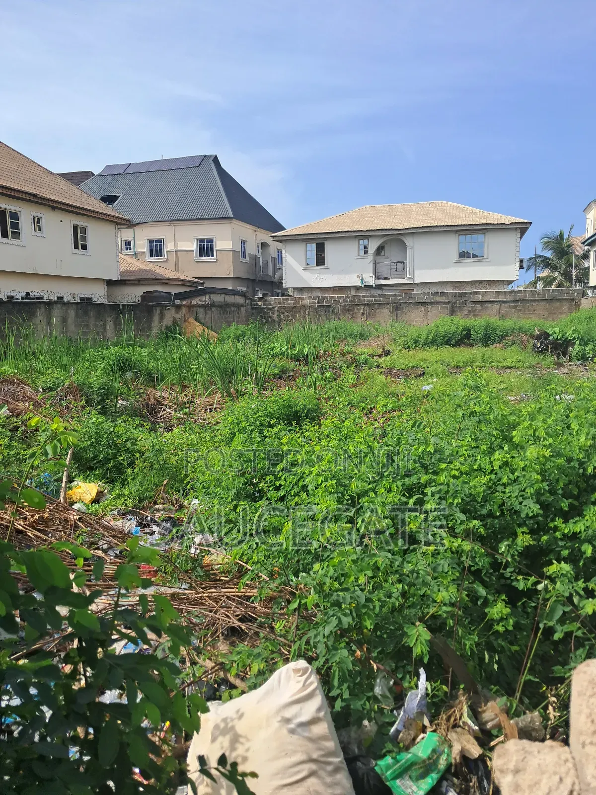Half Fenced Dry Plot at Satellitetown Good Land in Satellite Town