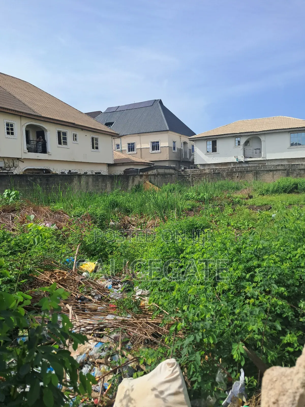 Half Fenced Dry Plot at Satellitetown Good Land in Satellite Town