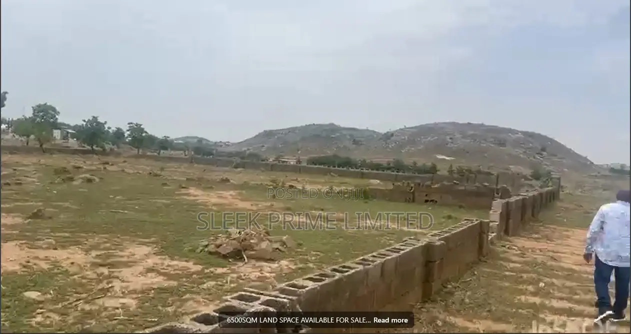 6500sqm Land Space Available for Sale in Sabon Lugbe