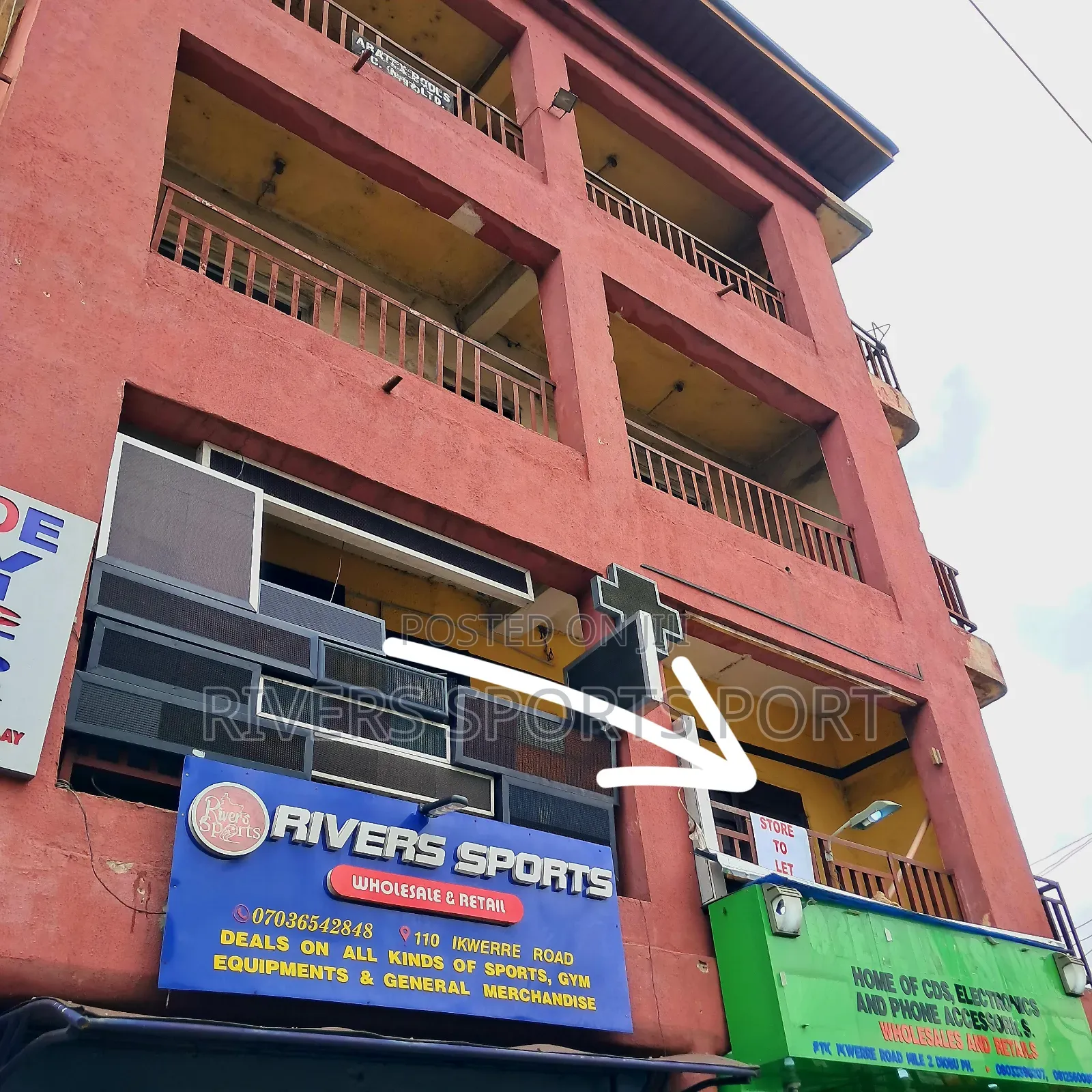 Shop to Let With Office at 110 Ikwerre Road Mile 2 in Obio-Akpor