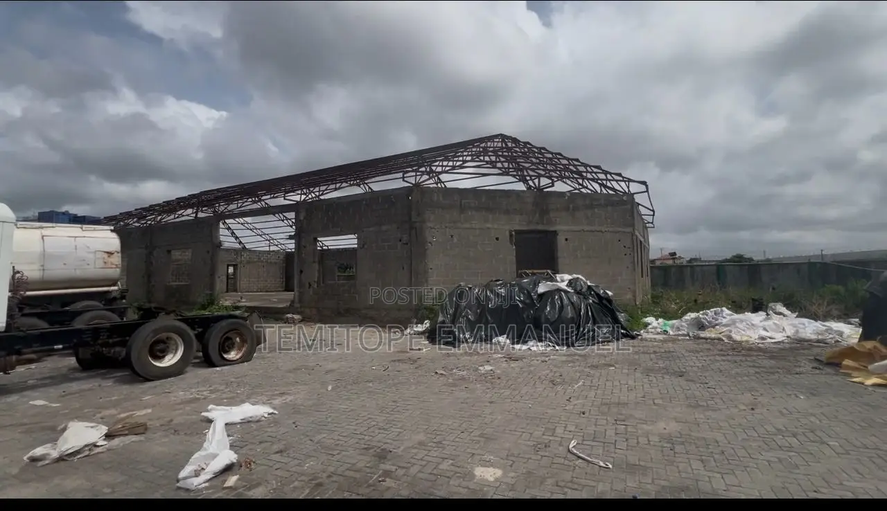 Different 2 Bay Warehouse in a Good Location in Abule Ado