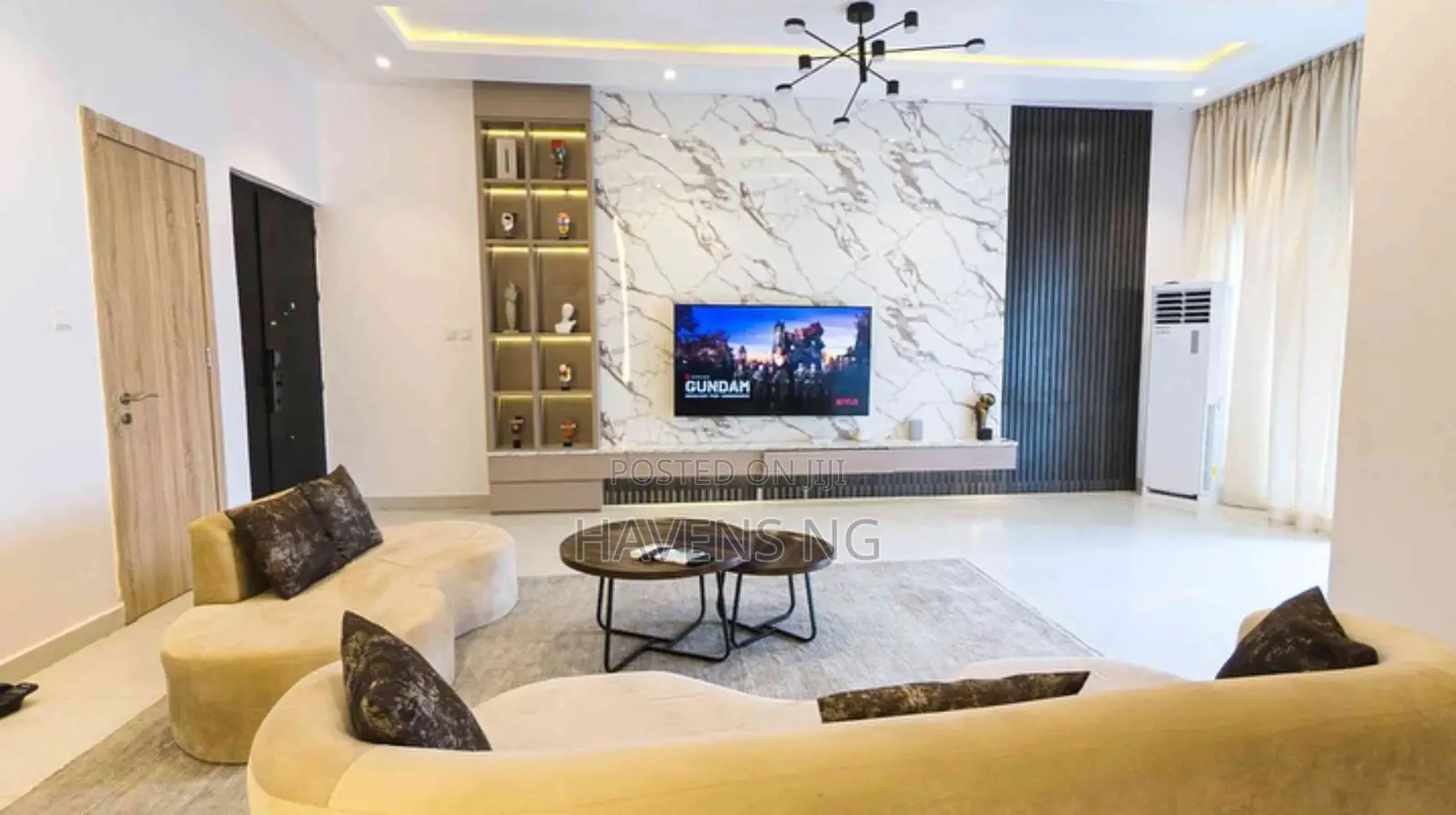 Smart 2-Bedroom Luxury Apartment With Rooftop Pool Gym in Lekki Phase 1