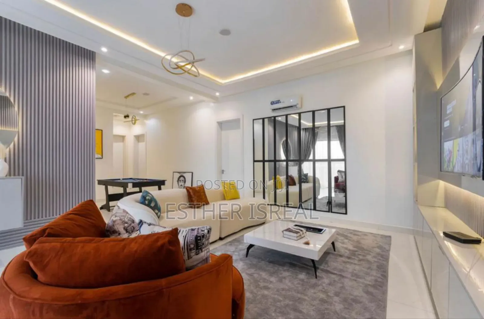 White 3 Bedroom Shortlet Ologolo in Ologolo