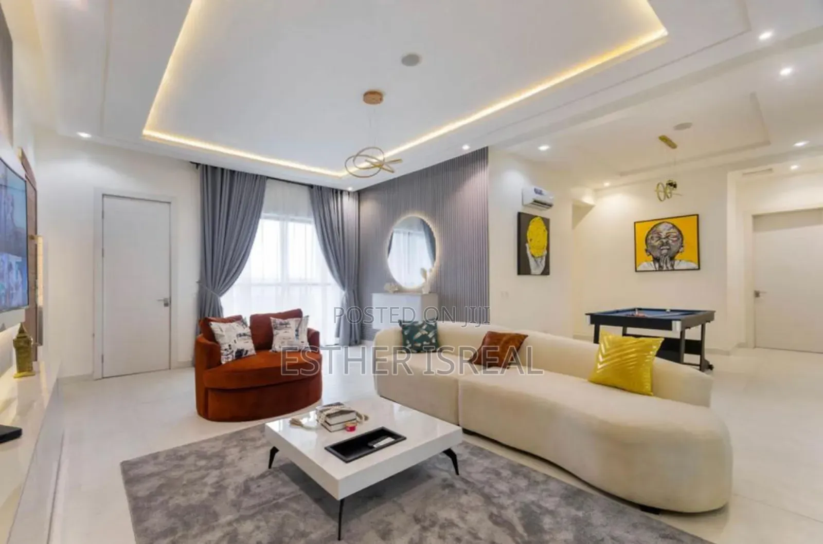 White 3 Bedroom Shortlet Ologolo in Ologolo
