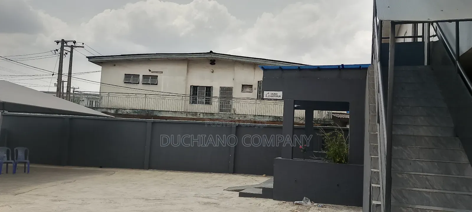 750 SQM Land With an Existing Church Building in Adeniyi Jones