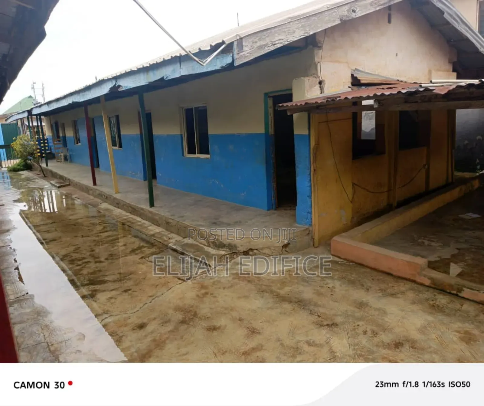 A Standard Half Plot With Structure,Fence Gated @Agbelekale in Abule Egba