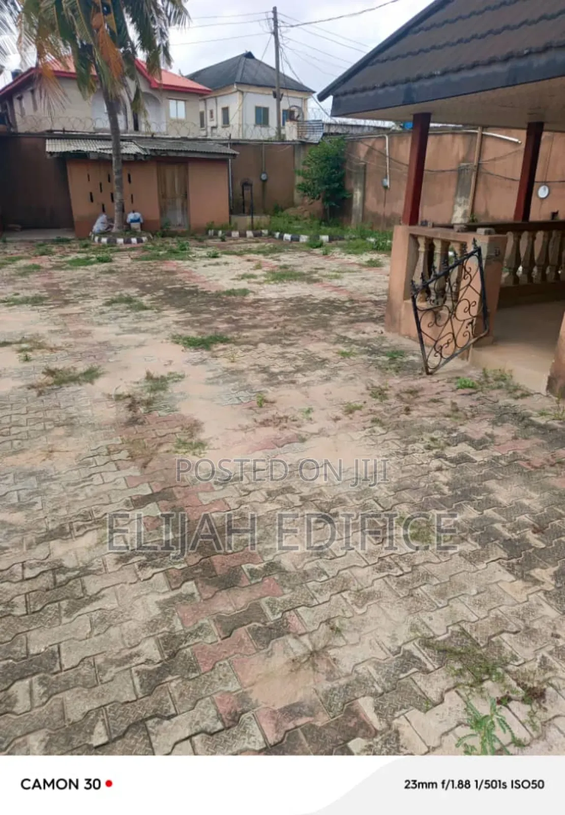Quarter (30/60)Plot of Land,Fence Gated at Ile Epo Abule Egba in Abule Egba