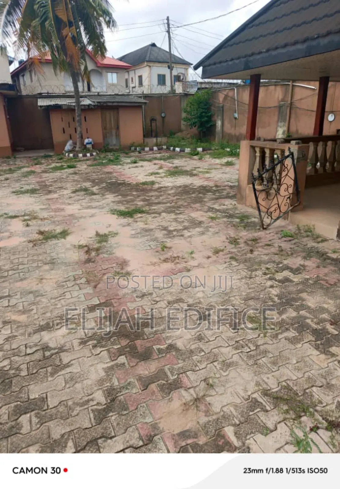 Quarter (30/60)Plot of Land,Fence Gated at Ile Epo Abule Egba in Abule Egba