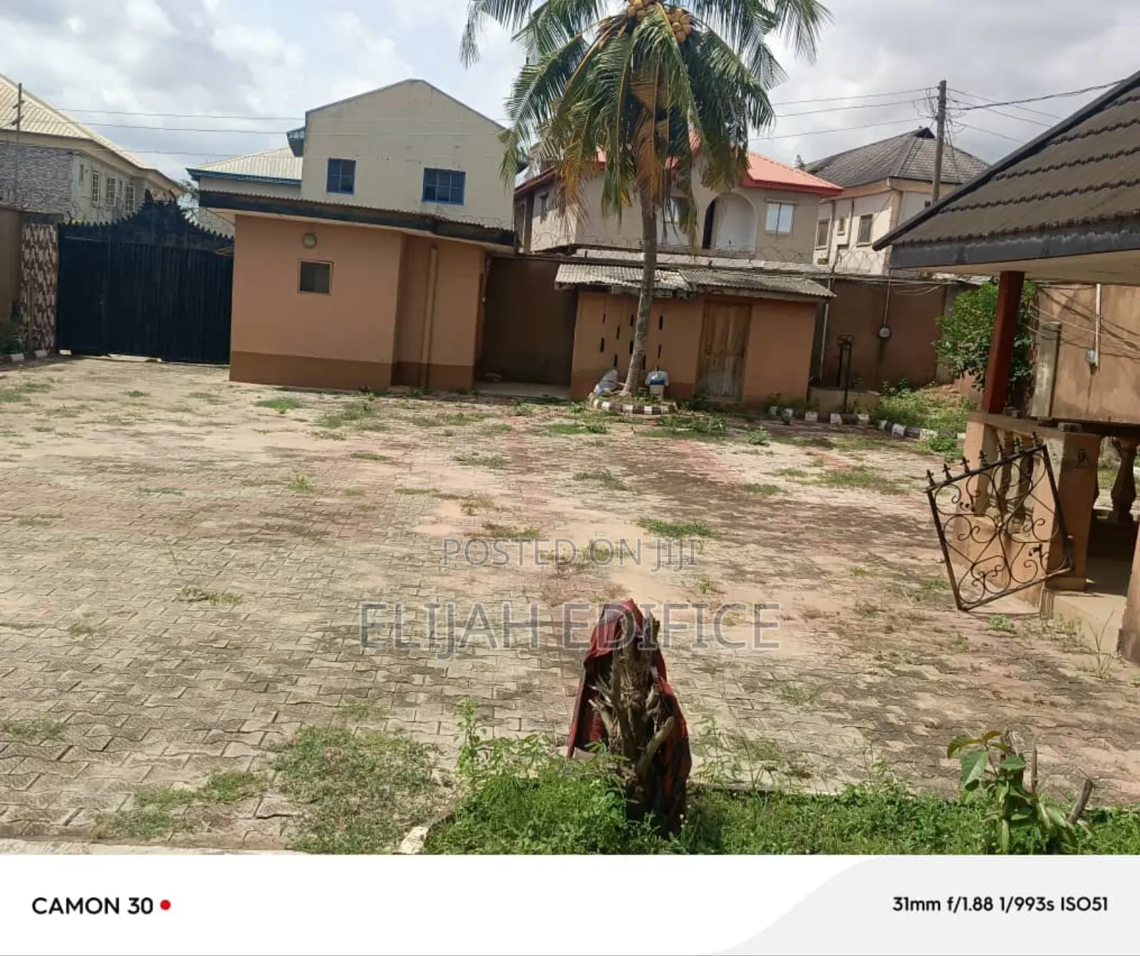 Quarter (30/60)Plot of Land,Fence Gated at Ile Epo Abule Egba in Abule Egba