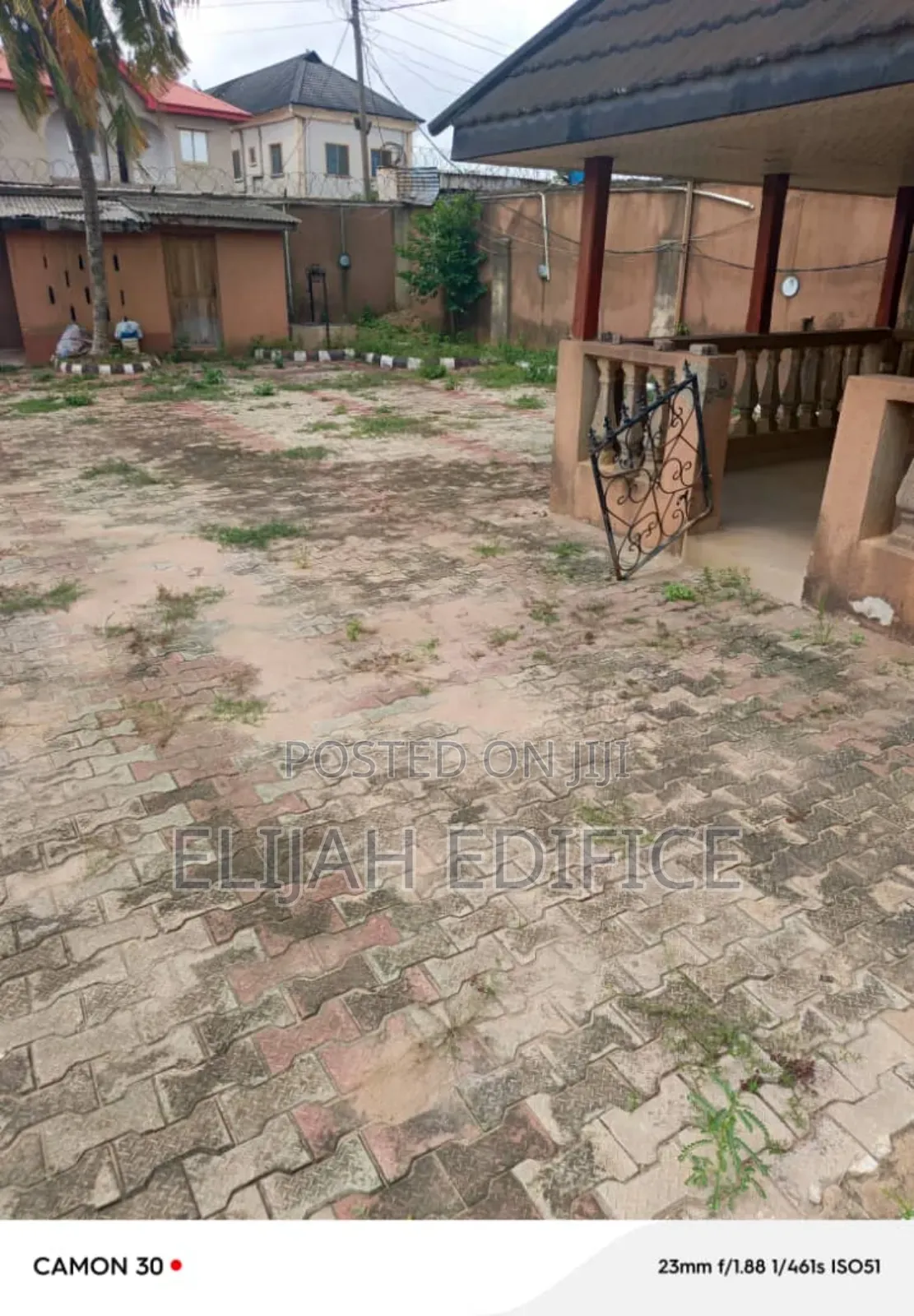 Quarter (30/60)Plot of Land,Fence Gated at Ile Epo Abule Egba in Abule Egba