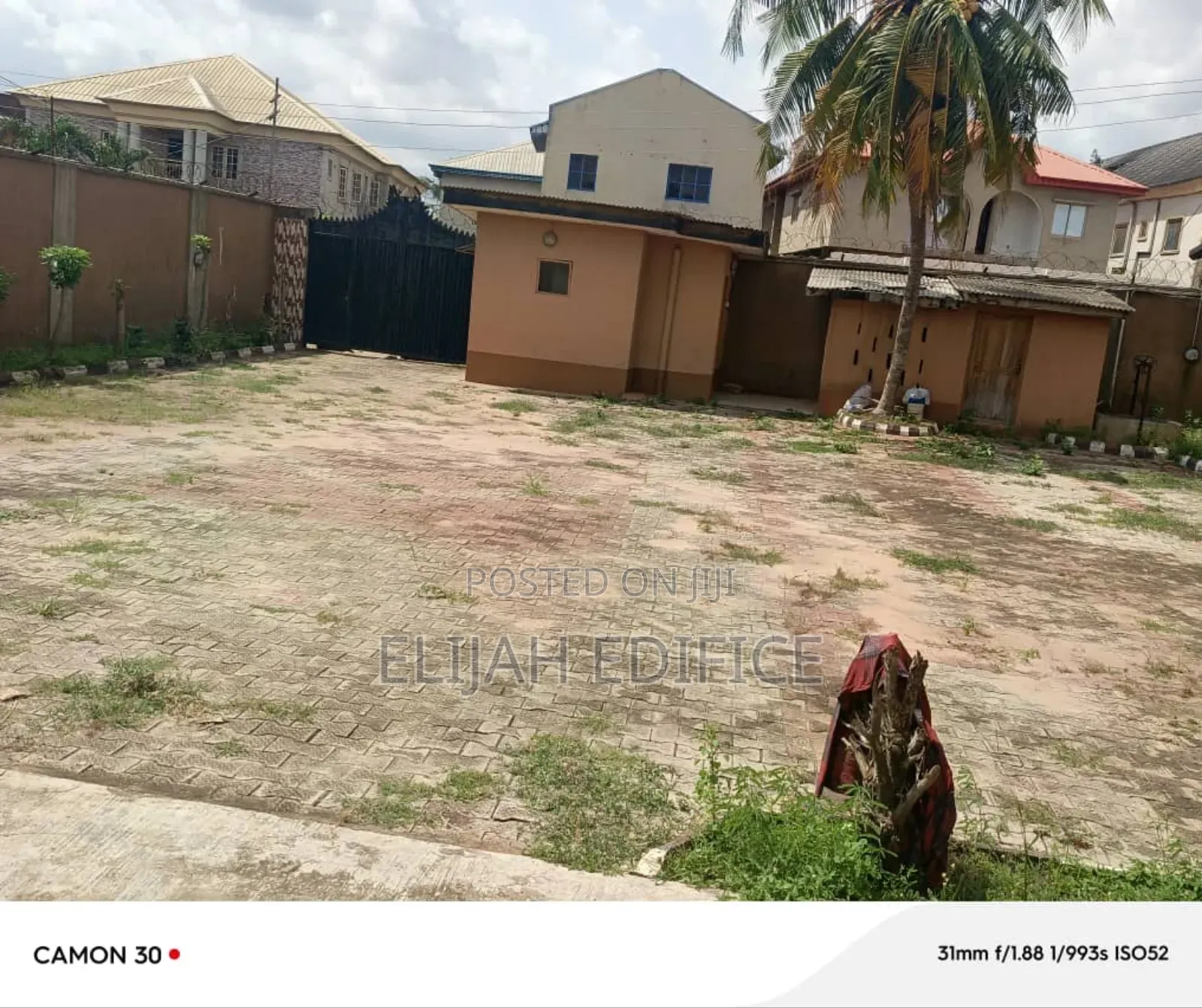 Quarter (30/60)Plot of Land,Fence Gated at Ile Epo Abule Egba in Abule Egba
