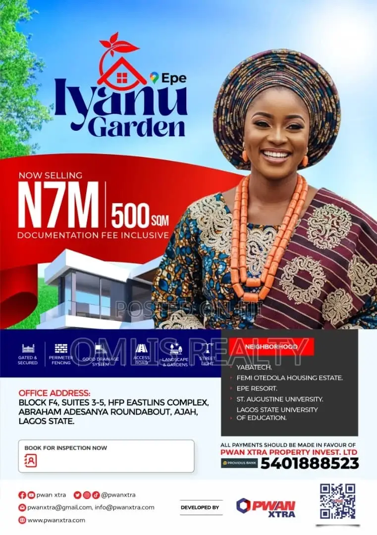 Lands for Sale at Iyanu Gardens Estate, Igbodu Epe in Epe