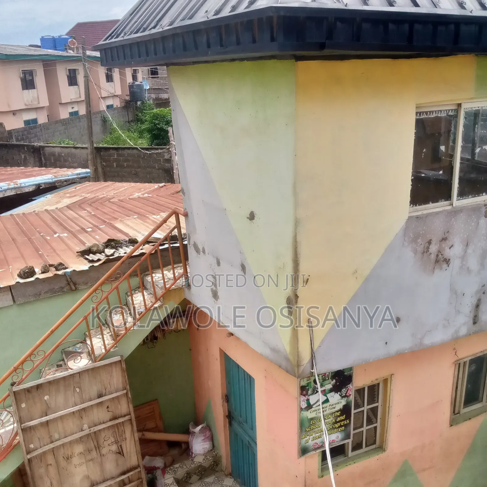 A Storey Building for School or Hotel Purposes in Akesan