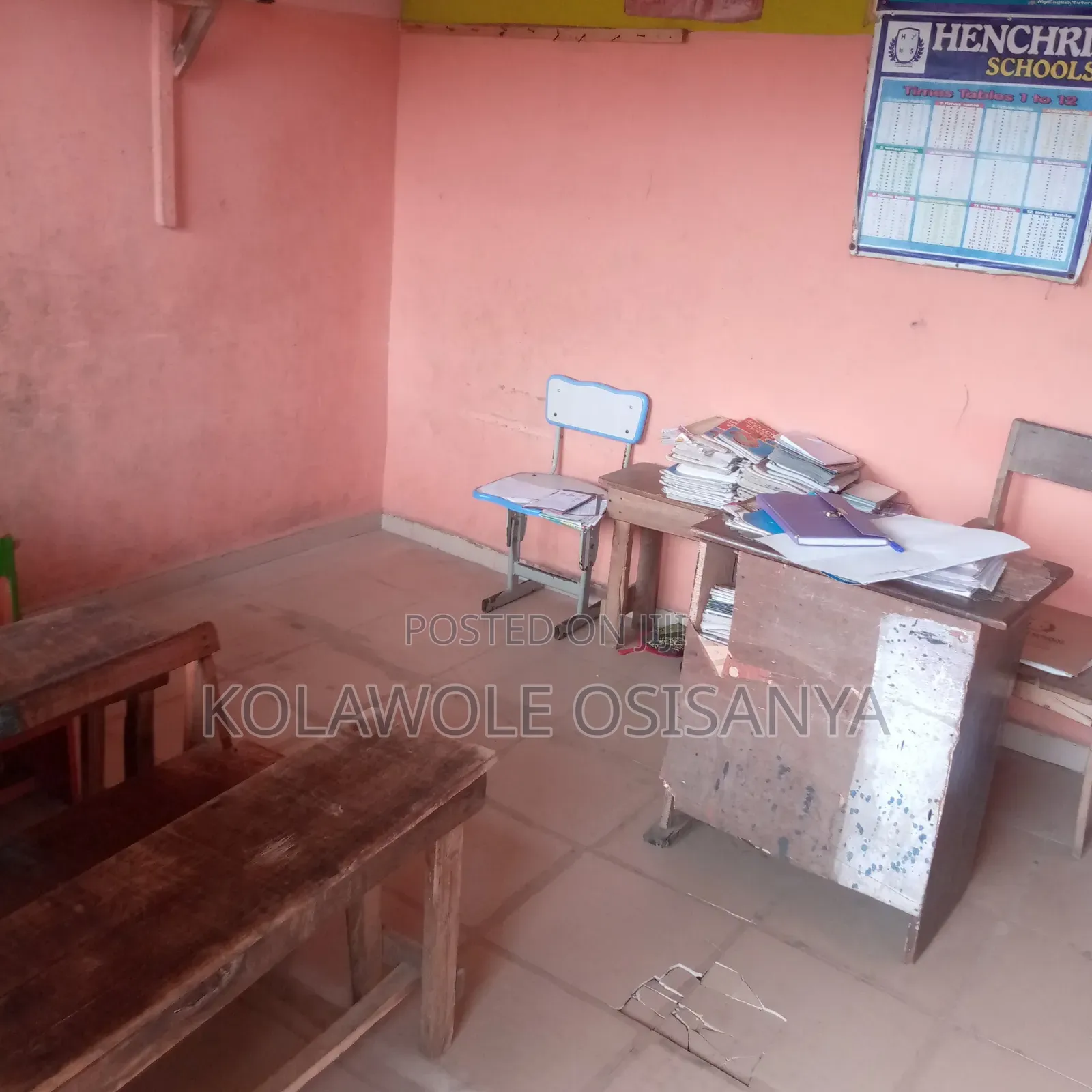 A Storey Building for School or Hotel Purposes in Akesan