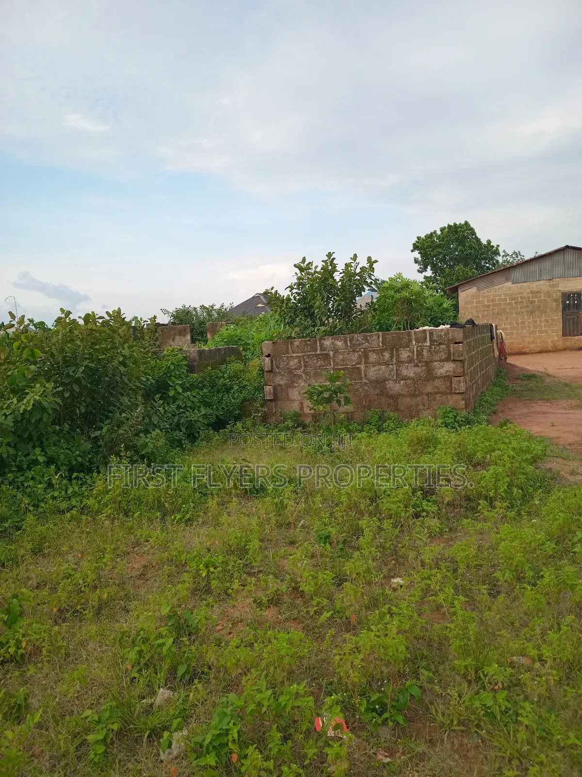 Half a Plot of Land at Iju Winners Ota. in Ado-Odo/Ota