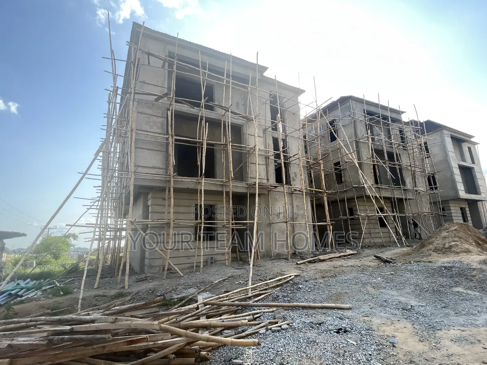 5bedroom Carcass Duplex With Bq For Sale In Riverpark Estate in Lugbe District