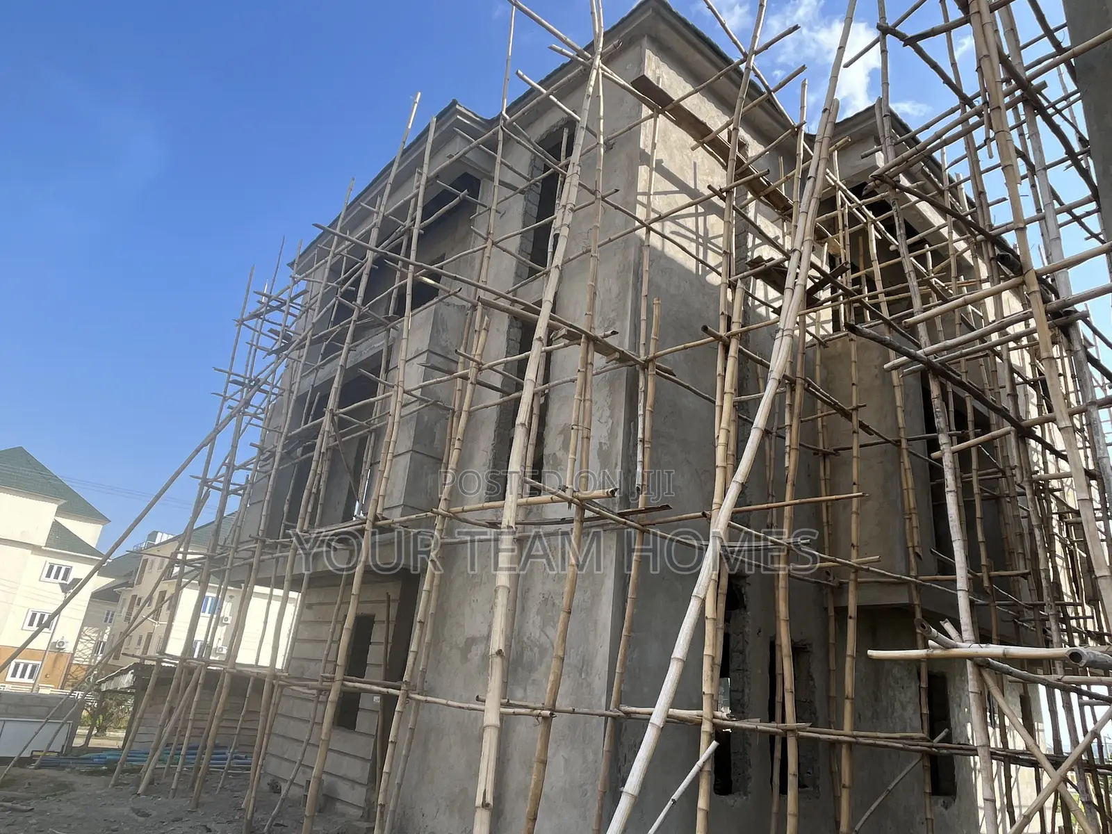 5bedroom Carcass Duplex With Bq For Sale In Riverpark Estate in Lugbe District