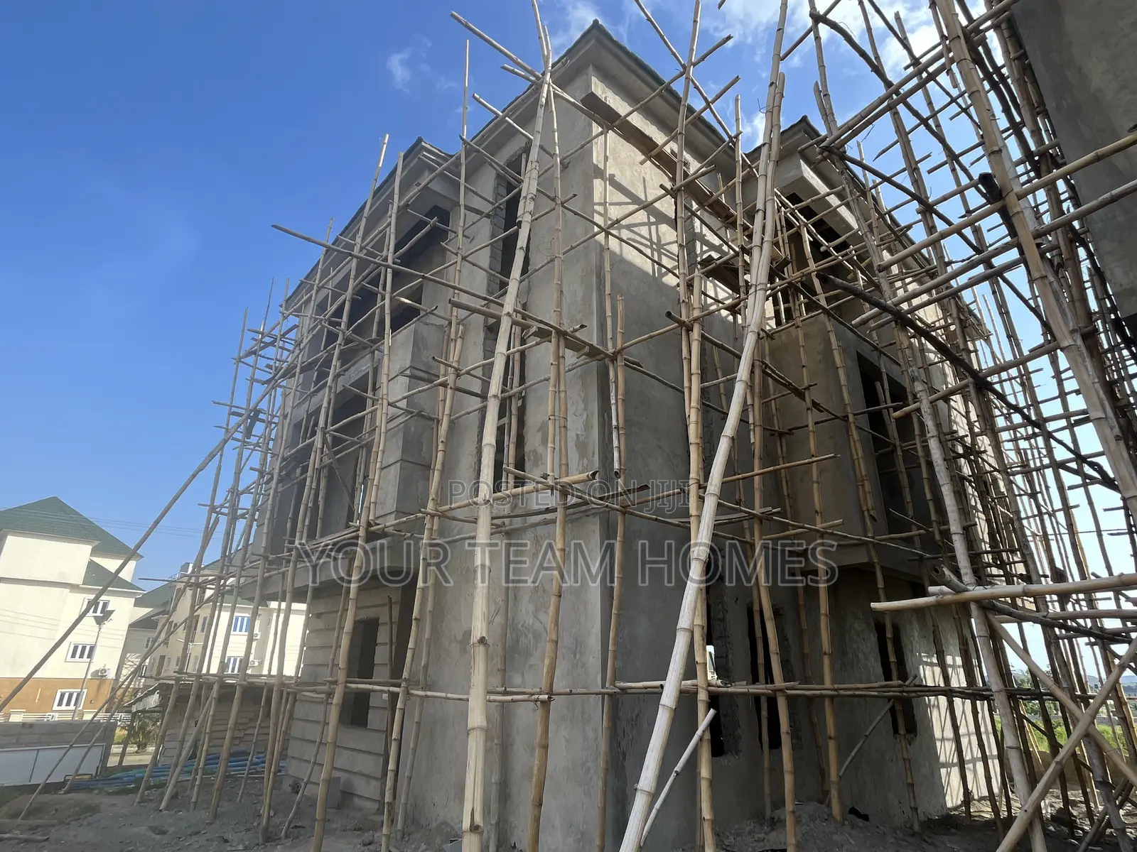 5bedroom Carcass Duplex With Bq For Sale In Riverpark Estate in Lugbe District