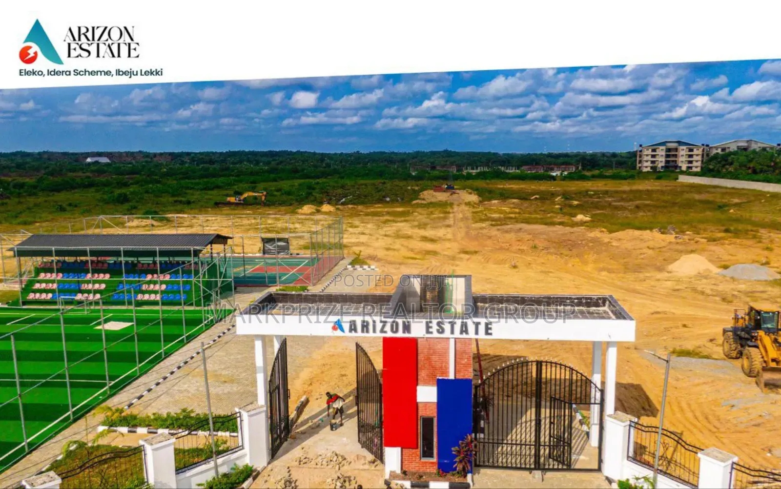 Plots in Arizon Estate Eleko, Ibeju-Lekki (C of O) 500sqm in Eleko