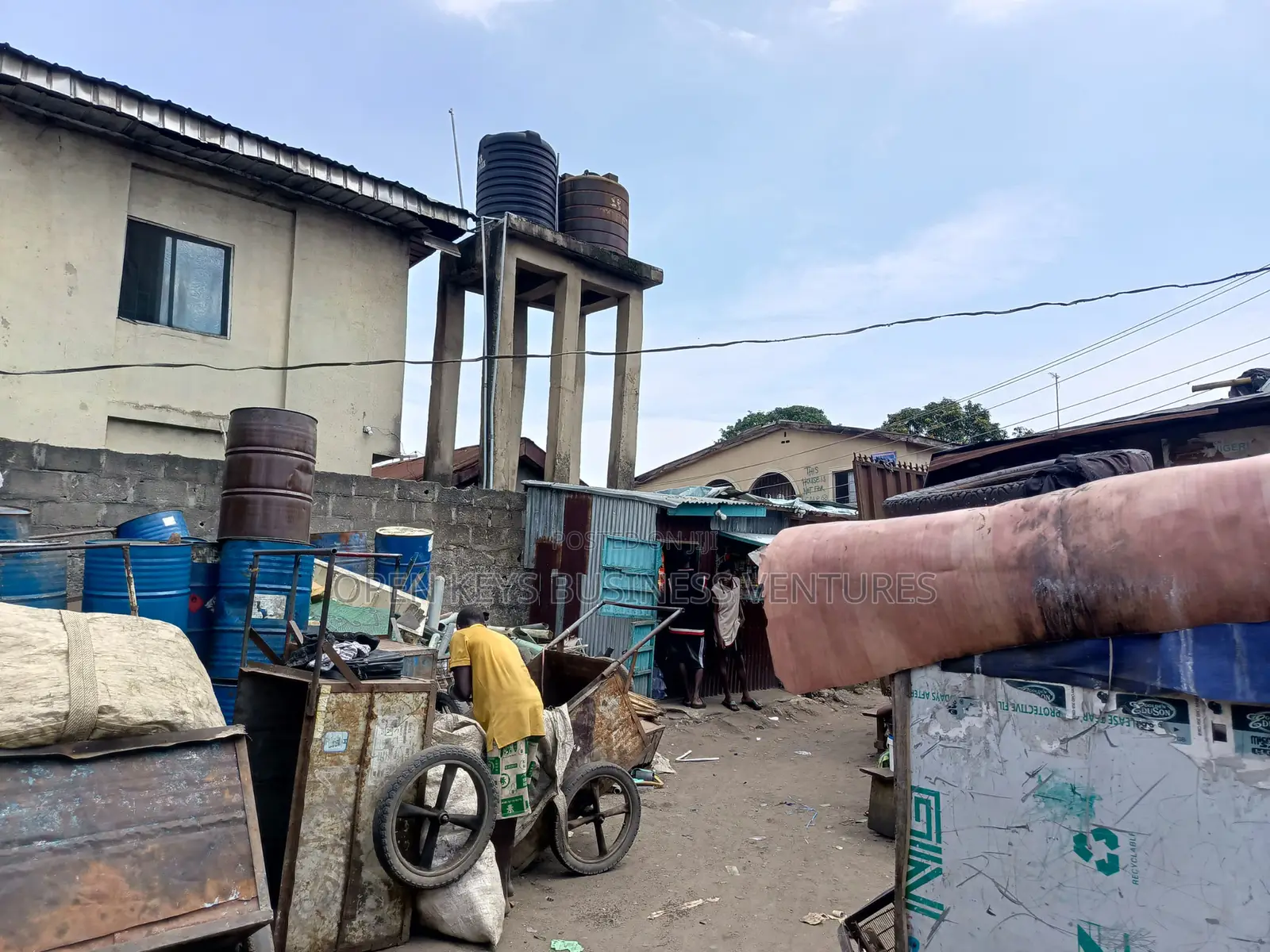 A Fenced1487sqm Mixed-Use Land in Okokomaiko