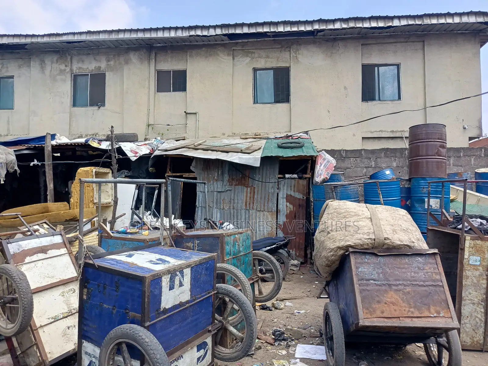 A Fenced1487sqm Mixed-Use Land in Okokomaiko