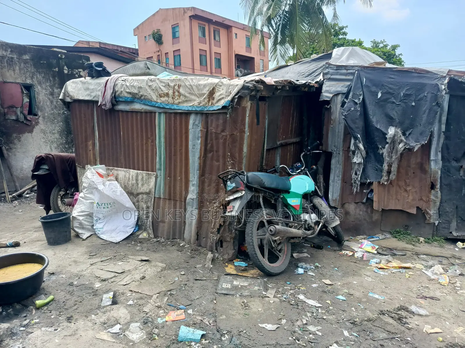 A Fenced1487sqm Mixed-Use Land in Okokomaiko