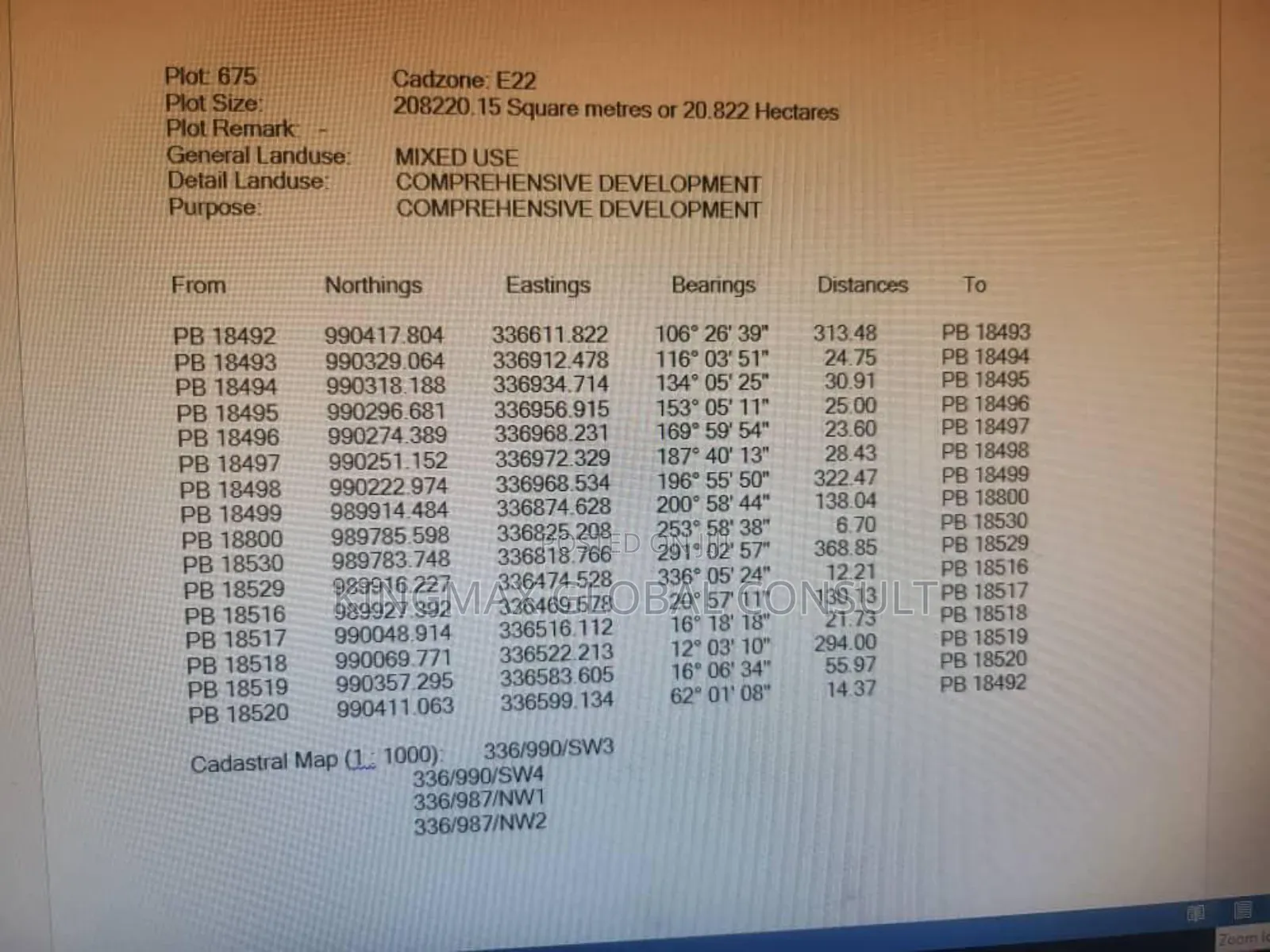 Land for Sale C of O in Apo District