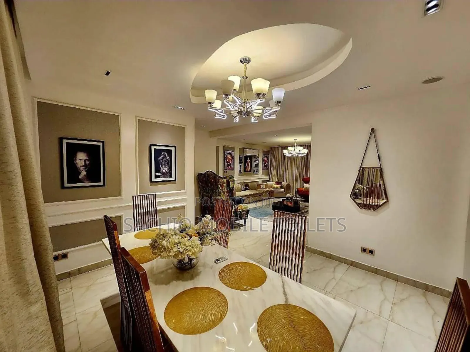 Furnished 3bdrm Apartment in Banana Island for rent in Banana Island