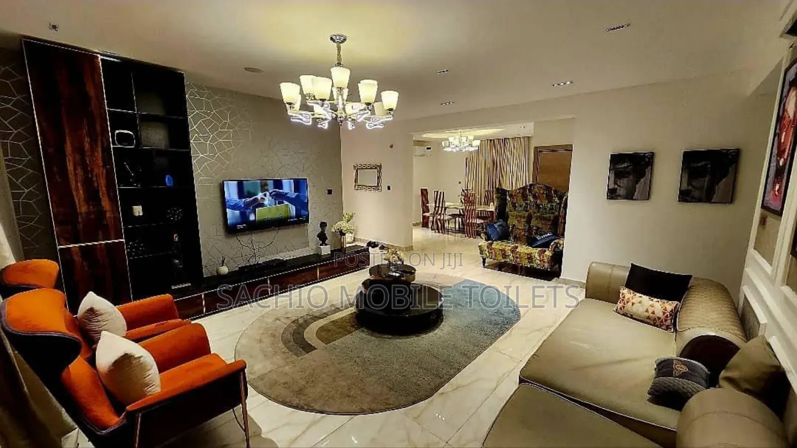 Furnished 3bdrm Apartment in Banana Island for rent in Banana Island
