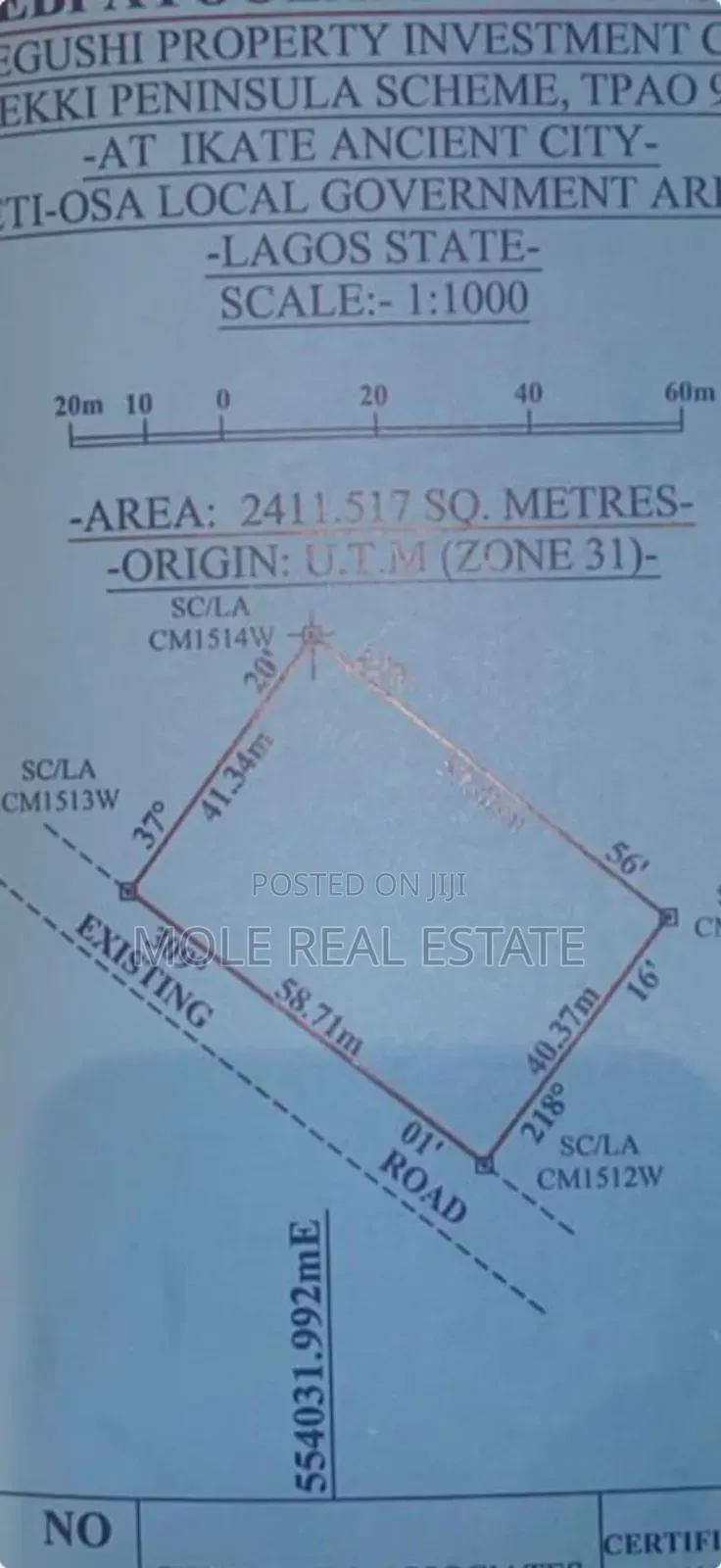 2400sqm Ikate (Jv ) Behind Veritasi Homes in Ikate