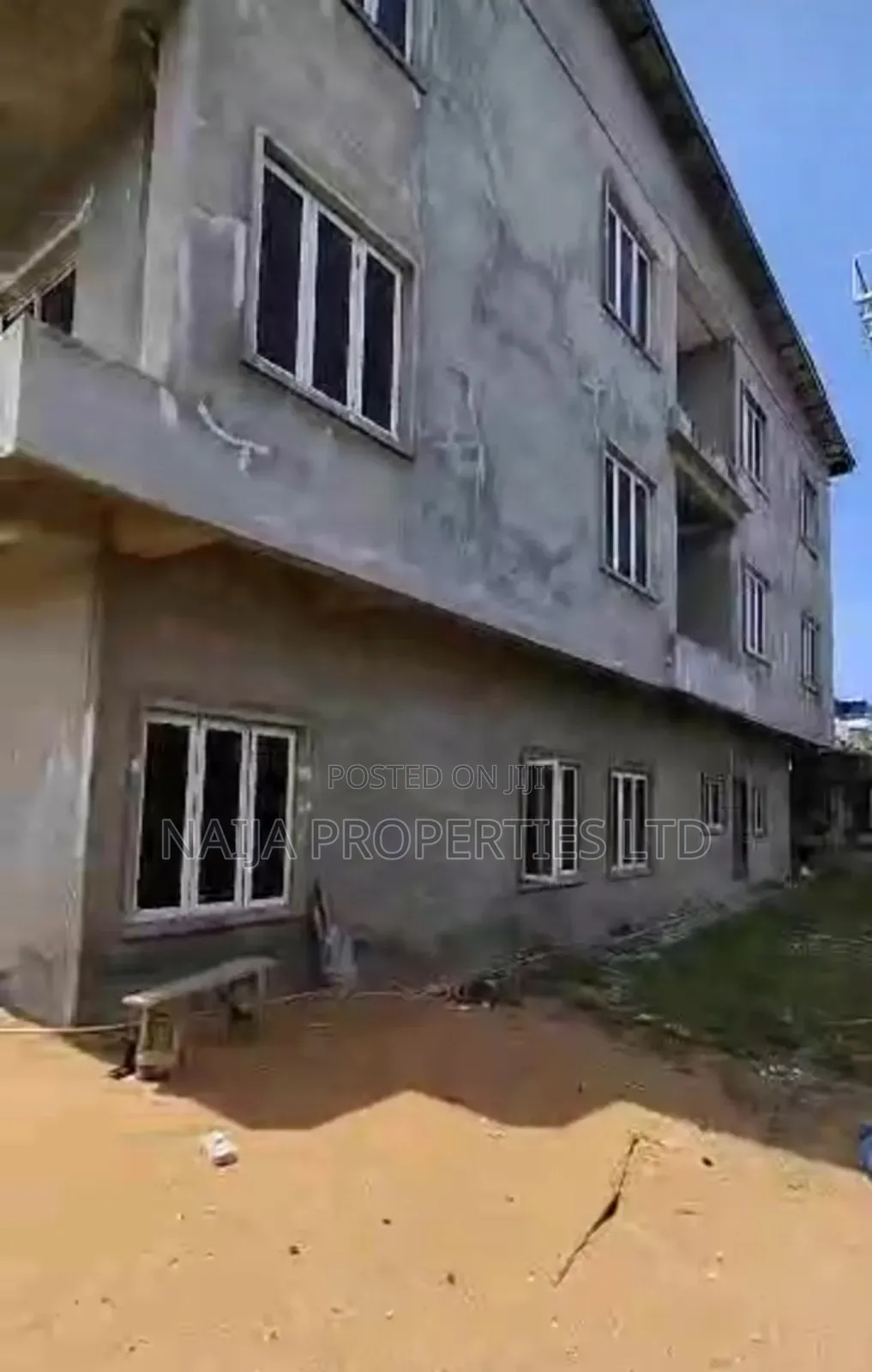Carcass 3units of 4bed Terrace Off T.F Kuboye Lekki Right in Lekki